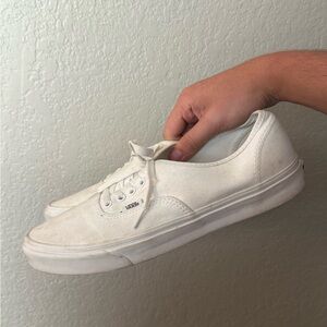 Vans Off-White Canvas Shoes
